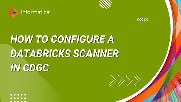 302. How to Configure a Databricks Scanner in CDGC