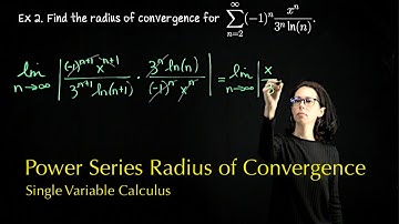 Finding the radius R of convergence for a power series, Single Variable Calculus