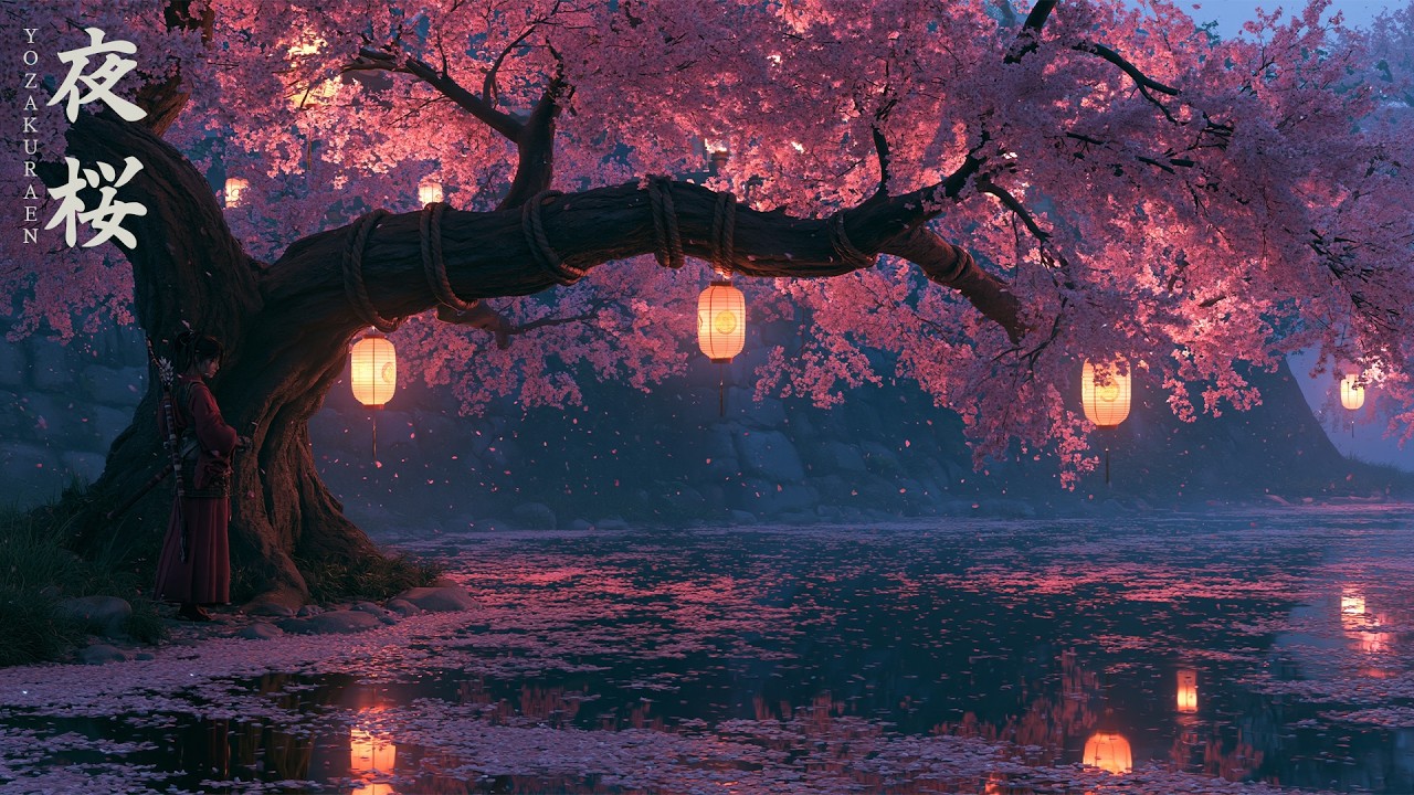YOZAKURAEN（夜桜宴） — Japanese Zen Music beneath the Night Sakura Banquet