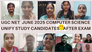UGC NET Difficult?|UGC NET June 2025 Computer Science Exam Analysis by Unify Study June 2025 Batch