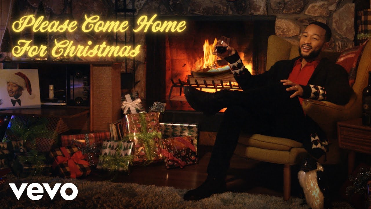 John Legend - Please Come Home For Christmas (Yule Log Video) John Legend - Please Come Home For Christmas (Yule Log Video)