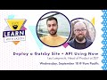 Deploy a Gatsby Site + API Using ZEIT Now (with Leo Lamprecht) — Learn With Jason