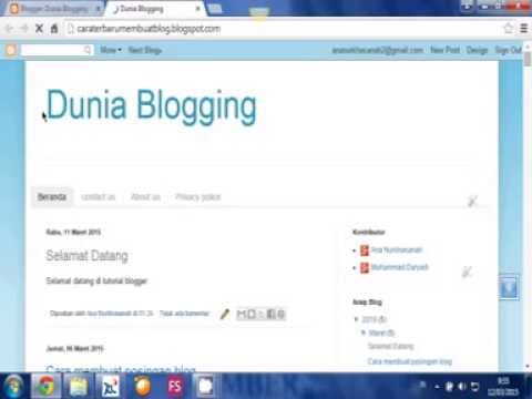 Blog Tutorial