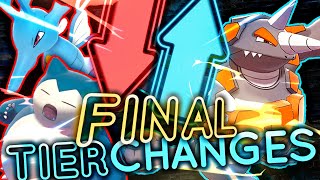 THE FINAL TIER CHANGES BEFORE CROWN TUNDRA! Pokemon Sword and Shield! Tier Changes [October 2020]