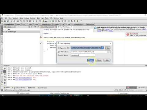 Integrate Git & Android Studio; Failed to start Git Process