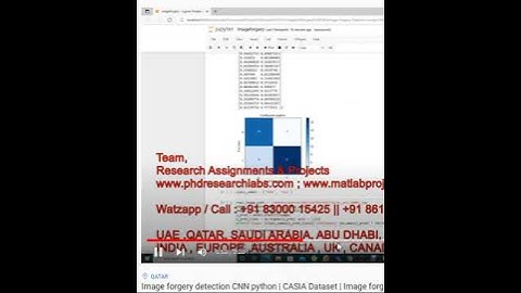 Image forgery detection CNN python _ CASIA Dataset _ Image forgery _ CNN _ PYTHON CODE _ PYTHON