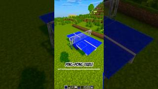 Minecraft Ping Pong Table Build 🏓✨