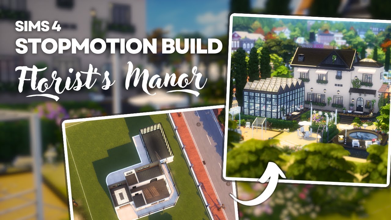 Sims 4 "The Florist's Manor" 🌸 Speed Build | No CC - YouTube