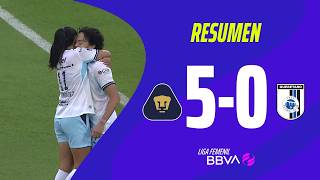 The Universitarias defeat Querétaro 5-0 | HIGHLIGHTS