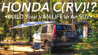 ( HOW TO / BUILD ) Cheap DIY VAN LIFE In An SUV