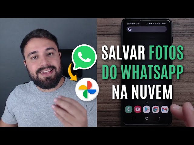 COMO SALVAR AS IMAGENS DO WHATSAPP NO GOOGLE FOTOS 