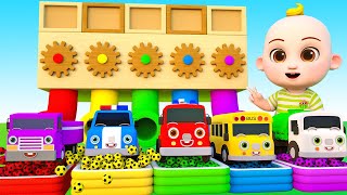 Bingo Song - Baby songs - School Bus color soccer ball play - Baby Nursery Rhymes & Kids Songs