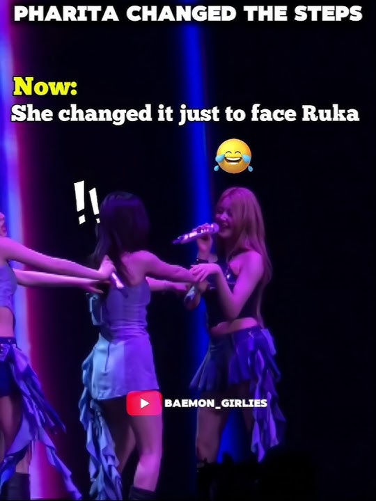 She really turned to Ruka on purpose #babymonster #shorts #ruka #pharita