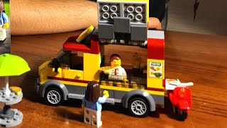Обзор набора LEGO city 60150 под названием Фургон-пиццерия!