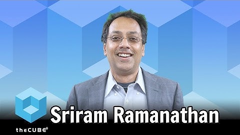 Sri Ramanathan, Oracle | CUBE Conversation Feb 2017