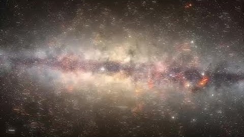 360-degree Rotation Over 3D Galaxy Stock Motion Graphics