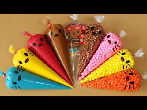 Making Slime with Piping Bags! Most Satisfying Slime Video★ASMR★#ASMR #PipingBags