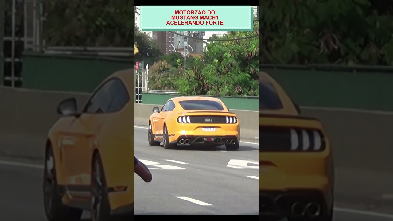 * MOTORZÃO DO MUSTANG MACH1 ACELERANDO FORTE 
