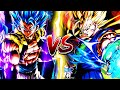 LF GOGETA BLUE VS YELLOW SUPER VEGITO - Dragon Ball Legends