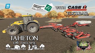 TAHETON EP6 TIMELAPSE | CASE ANHYDROUS & CORN HARVEST | FS22 | FARMING SIMULATOR 22