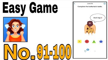 Easy  Games Level 91 - 100 Walkthrough Solution / The Games