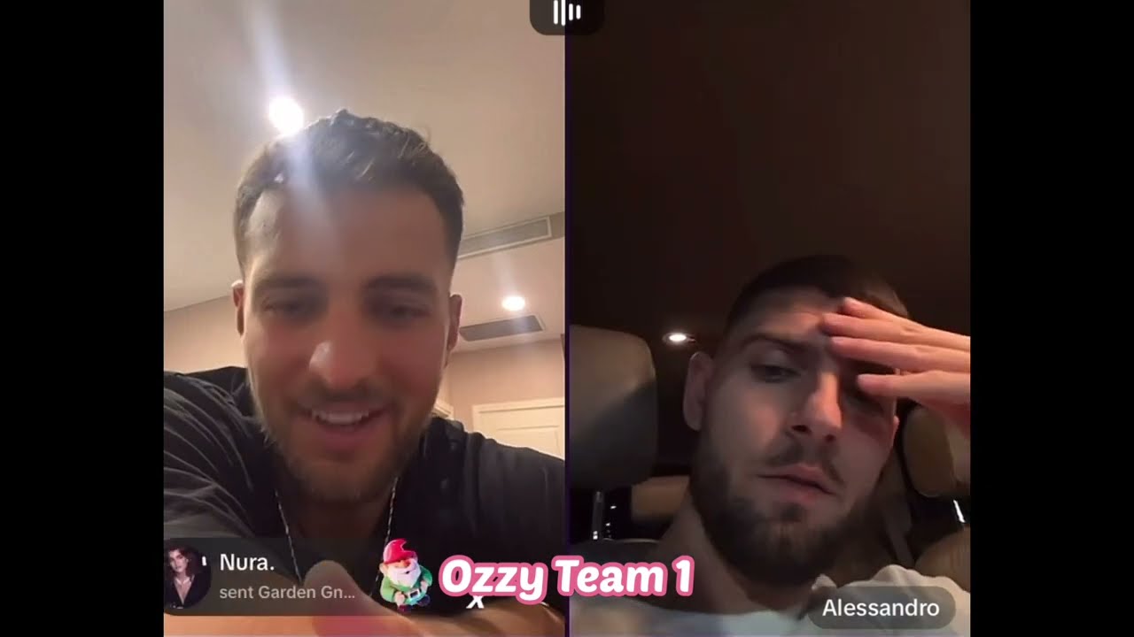 The funniest live I ever seen! / Alessandro and Ozzy are live with Karla, Bilal and other girls /