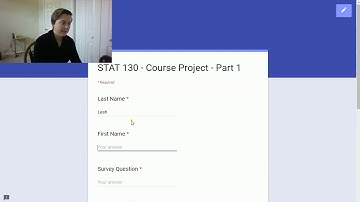 Course Project – Part 1 Instruction Video