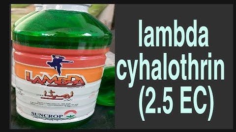 Lambda Cyhalothrin 2.5 EC Insecticide / Uses & Mode Of Action  - (Urdu/Hindi)