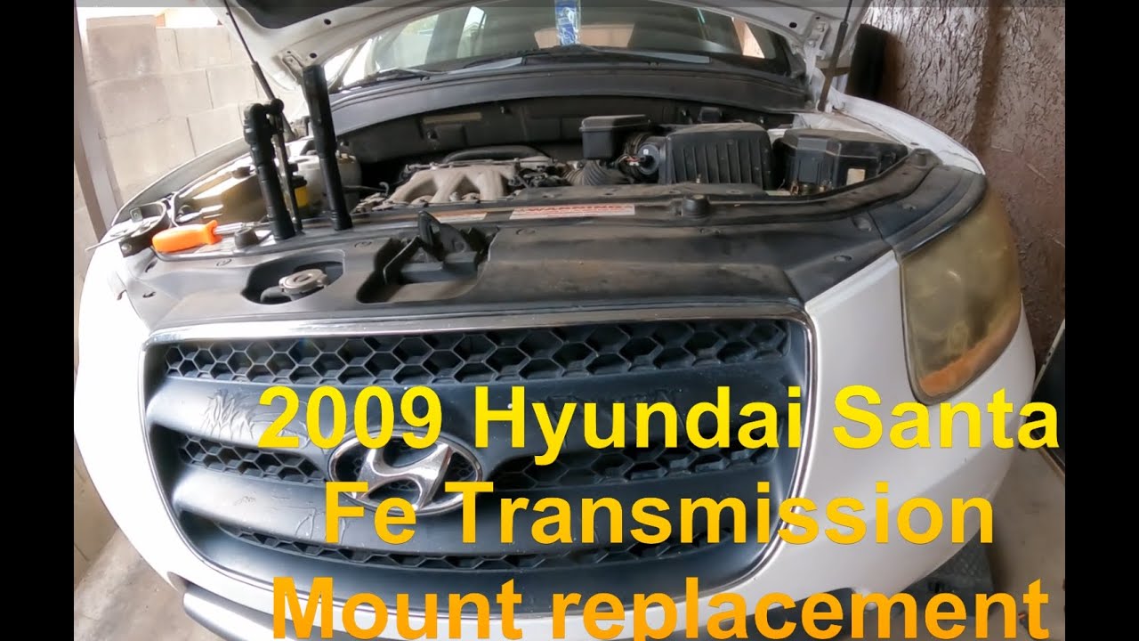 2009 Hyundai Santa Fe Transmission Mount Replacement