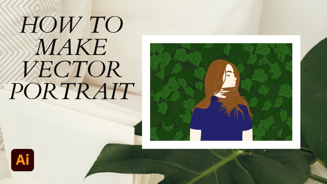 Vector Portrait in Adobe Illustrator Step by Step For Beginners | Easy ...
