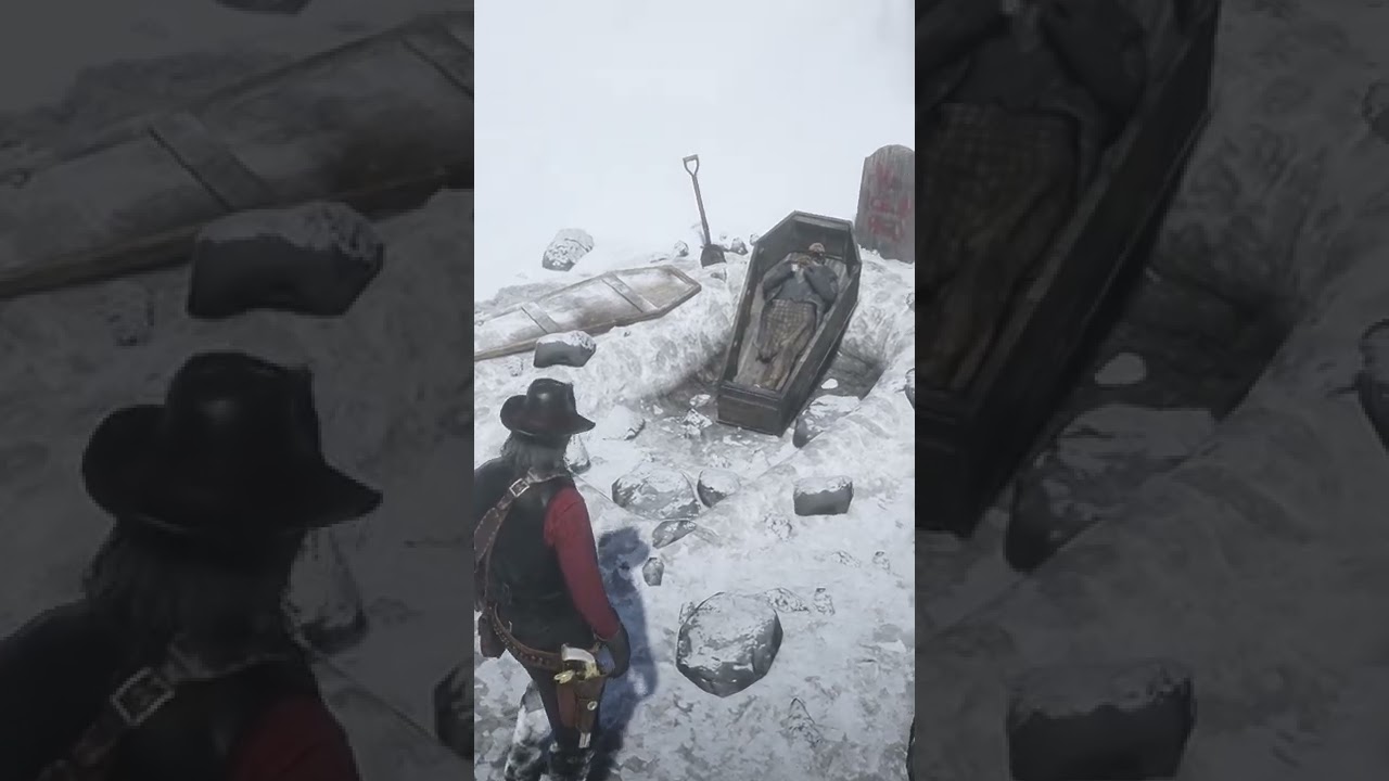 defaced grave - Red Dead Redemption 2 