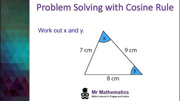 Solving Problems using the Cosine Rule | AS Mathematics | Mr Mathematics