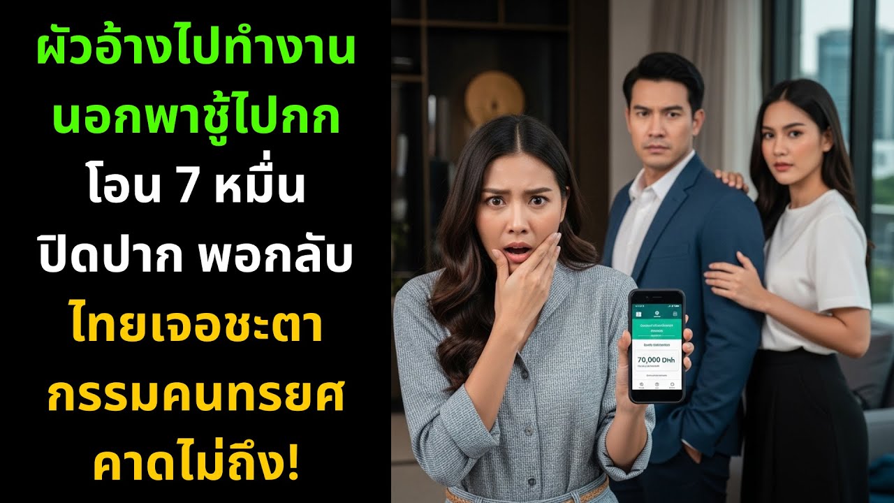 สามีนอกใจพาชู้ไปต่างประเทศ โอนเงิน 7 หมื่นปิดปาก กลับไทยเจอชะตากรรมสุดสะเทือนใจ