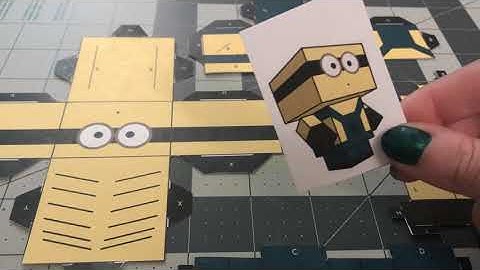 Lake Hiawatha Library Cubee Craft Instructional Video - Week 6  Minion
