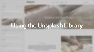 Using the Unsplash Library | YOOtheme Documentation (Joomla)