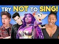Teens React To Try Not To Sing Along Challenge (Lizzo, Normani, Panic! At The Disco)