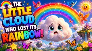 The Little Cloud Who Lost Its Rainbow | Magical Bedtime Story for Kids | AI Spark