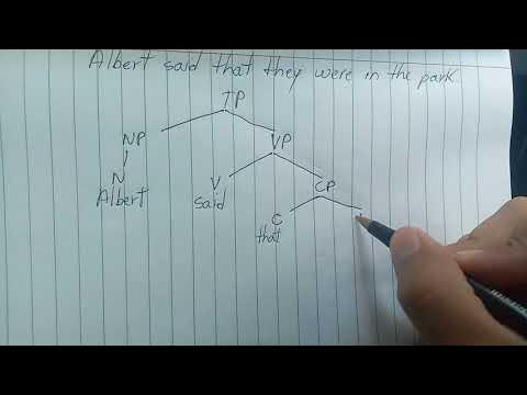 Tree Diagramas CP Complementizers EXAMPLE - YouTube
