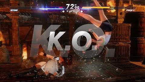 Dead or Alive 6 Hitomi vs Phase 4 CPU vs CPU AI vs AI (hardest level 8)