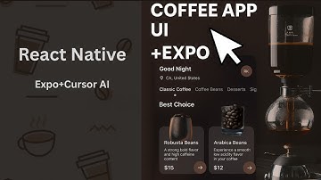 React Native Coffee App UI Design | Cursor + Expo + React Native Tutorial