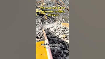 #Mud and stone separator, #hard rock and soft mud are separated in seconds! High- #surfacemining