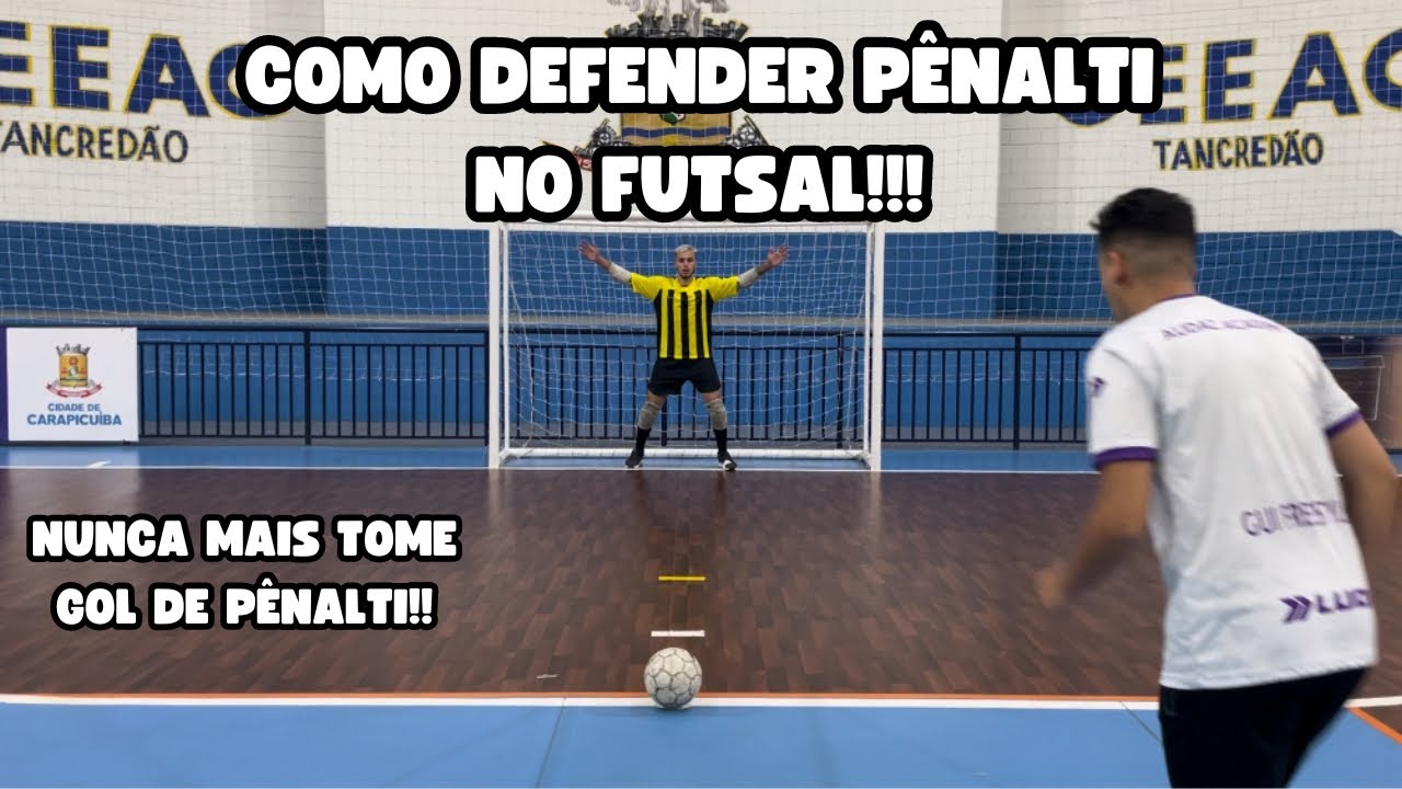 ✓ Como defender PÊNALTI no futsal 