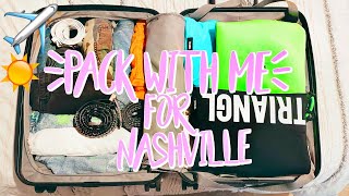 PACK WITH ME 2020 for girls trip to NASHVILLE!!☀️✈️