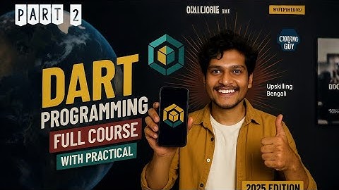 Dart Full Course Part 2 | Variables & Data Types Explained in Bengali | Flutter Bangla Tutorial