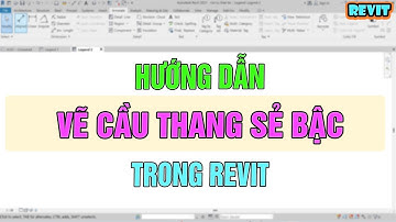 NVT | HƯỚNG DẪN VẼ CẦU THANG SẺ BẬC TRONG REVIT