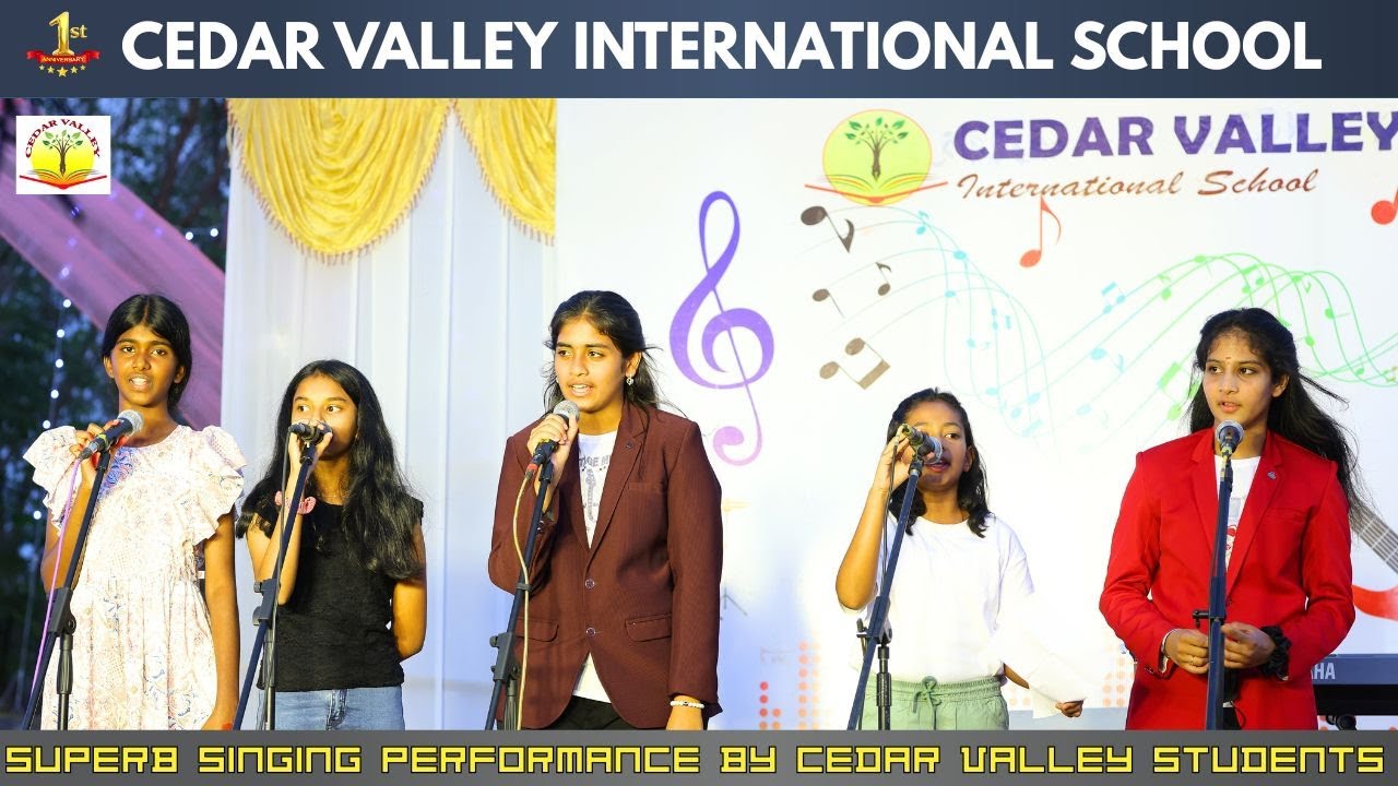 Superb Singing Performance by Cedar valley Students |Cedar valley International School Anniversary