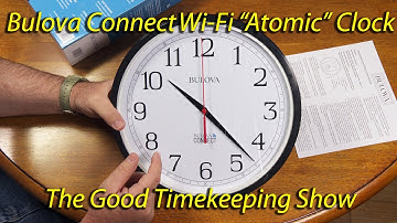 Bulova Connect "Atomic" WiFi Clock You Can Use Where Radio "Atomic Time" Reception Isn