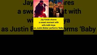 Jay Kotak And Aditi Arya Were Filmed Sharing A Sweet Moment During Justin Biebers Performance