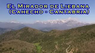 Espectaculares vistas 360º desde un drone en el Mirador de Liebana ( Cahecho - Cantabria )
