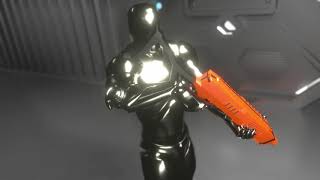 SteamVR Motion Capture - firearm motion capture and shoulder IK solvers
testing a new IK solver updates.
This was recorded using only a Vive HMD and two controllers.
This render shows first attempts at customizing arm IK solvers for more natural firearm interaction. It was recorded (mocap) in LUXOR and was rendered in Blender EEVEE.
Avatars shoulders now rotate forward as the player is reaching forward and allows players to extend their arm further outward. There is also new dual-hand firearms IK solving that fades back to the players controllers after releasing secondary hand.
I hope I can complete these solvers and make the available for everyone soon! =D
Motion capture software developed by me:
http://www.MocapFusion.com
Please join our Discord:
https://discord.com/invite/ErZcKaQ
More info on Blender Artists:
https://blenderartists.org/t/mocap-fusion-free-vr-mocap-for-blender/1163267
Please help us on Patreon:
https://www.patreon.com/prepstudio SteamVR Motion Capture - firearm motion capture and shoulder IK solvers